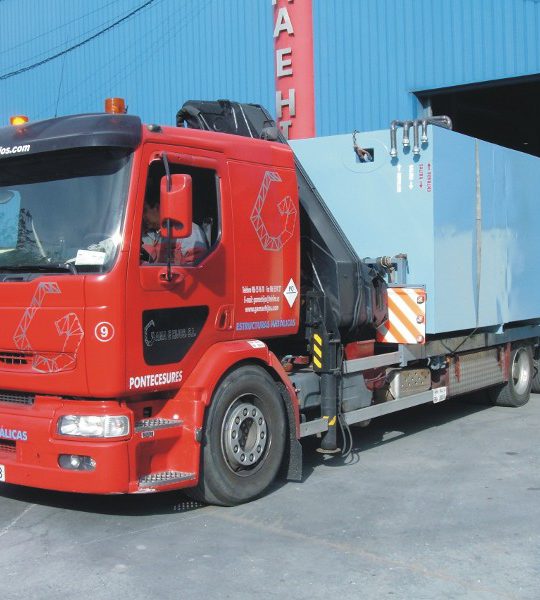 transporte camion renault